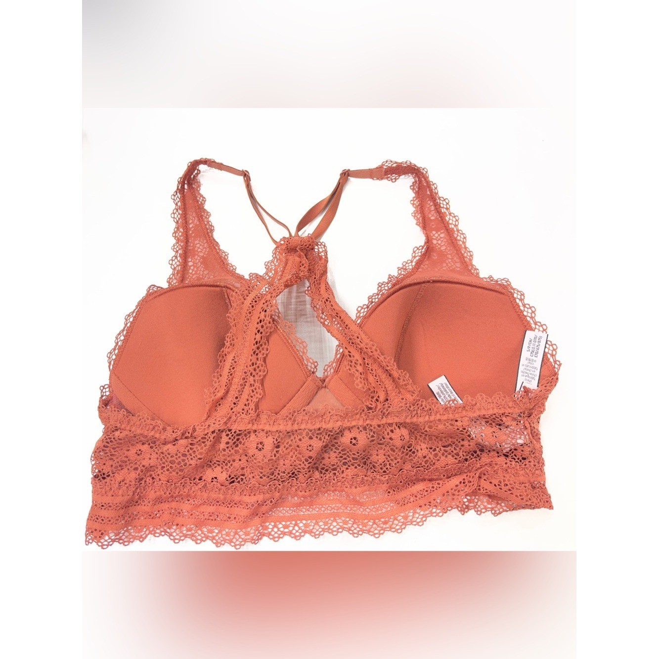 Victoria’s Secret Lace Bralette in Terracotta Rust