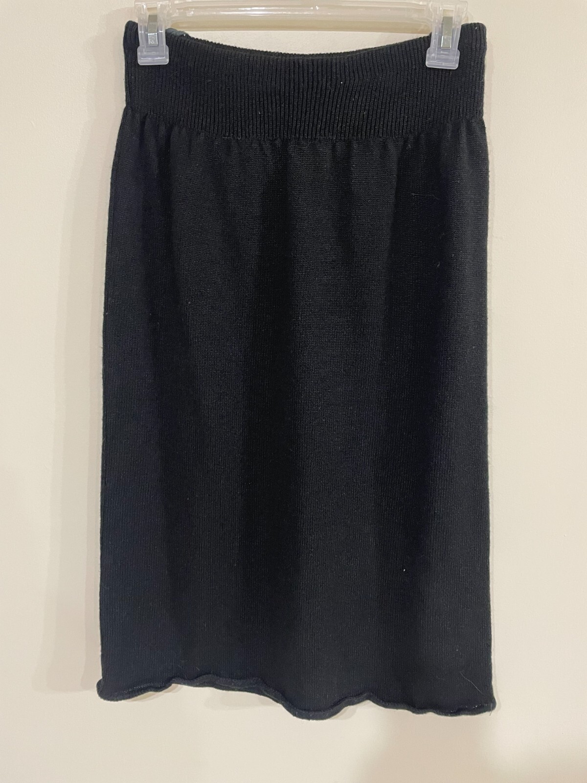 Vivanti Vintage Knit Skirt/Sweater Set 2-piece EUC Size 6 Violet/Black