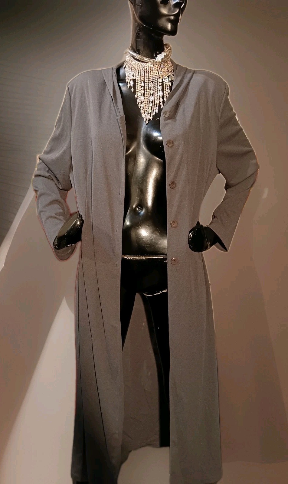 FASHION STREET jersey STRETCH DRESS or CHASUBLE with hood