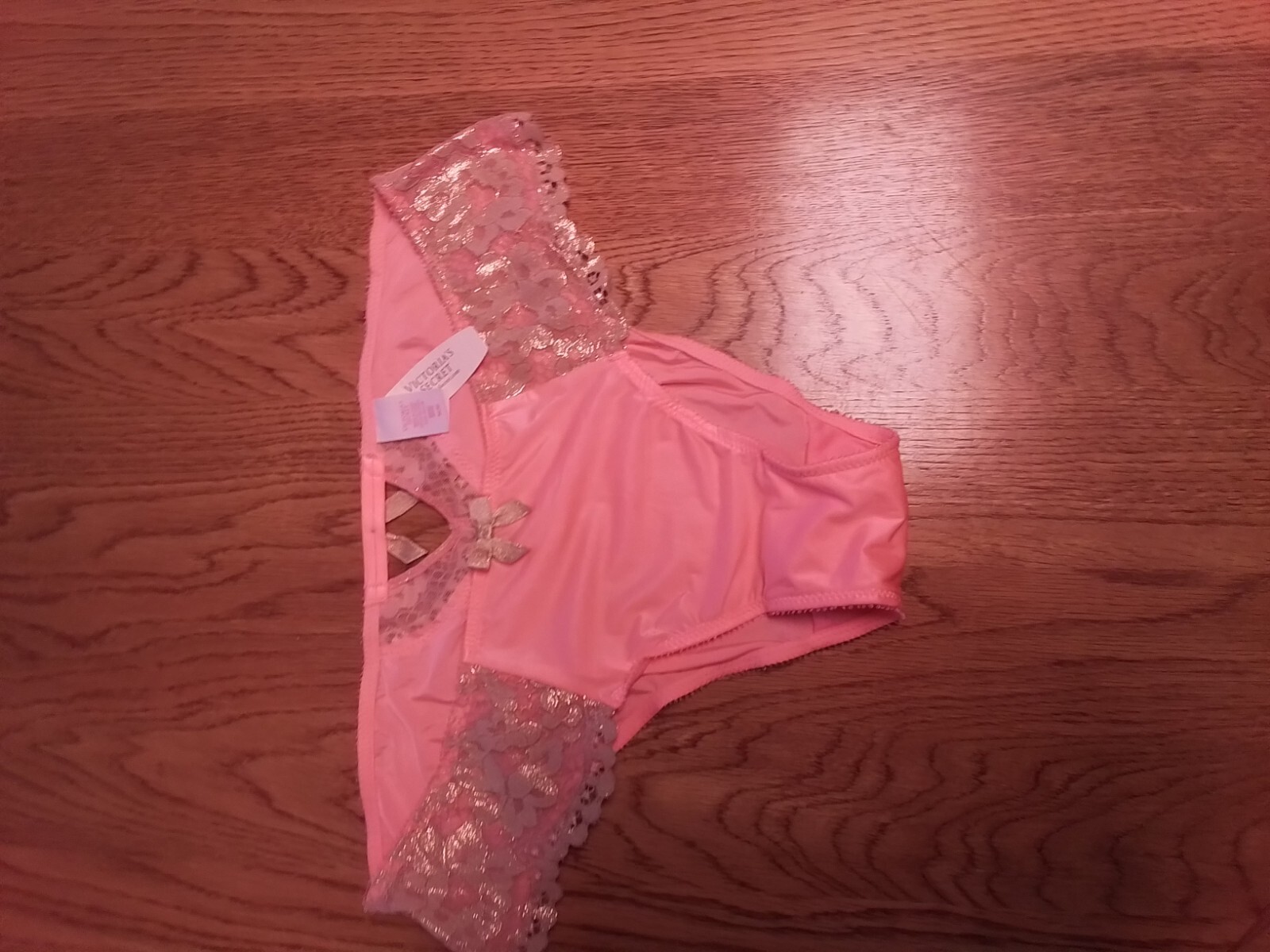 VTG VICTORIA’S SECRET Very Sexy CORAL PANTIES & Waist Cincher Belt Corset M/L