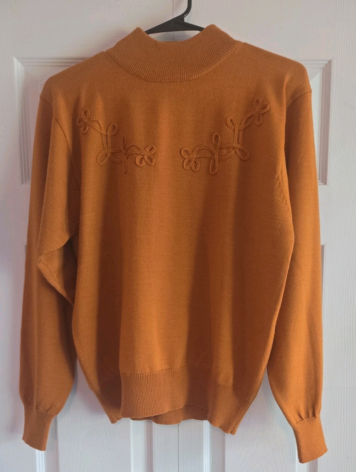 Vtg Autograph American Clothing Womens Wool Blend Sweater Yellow Large