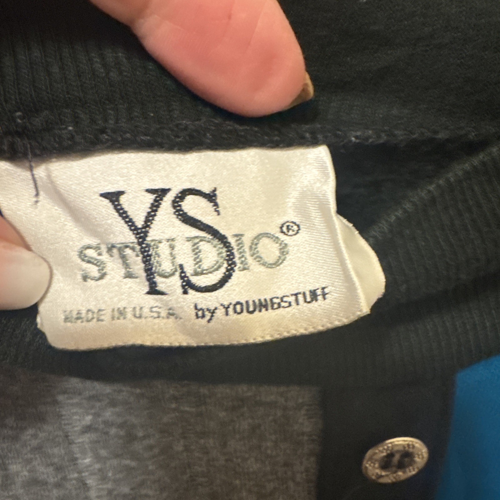 Vintage YS Studio Sweater Women’s Geometric Color Block 90S Plus Size 3X