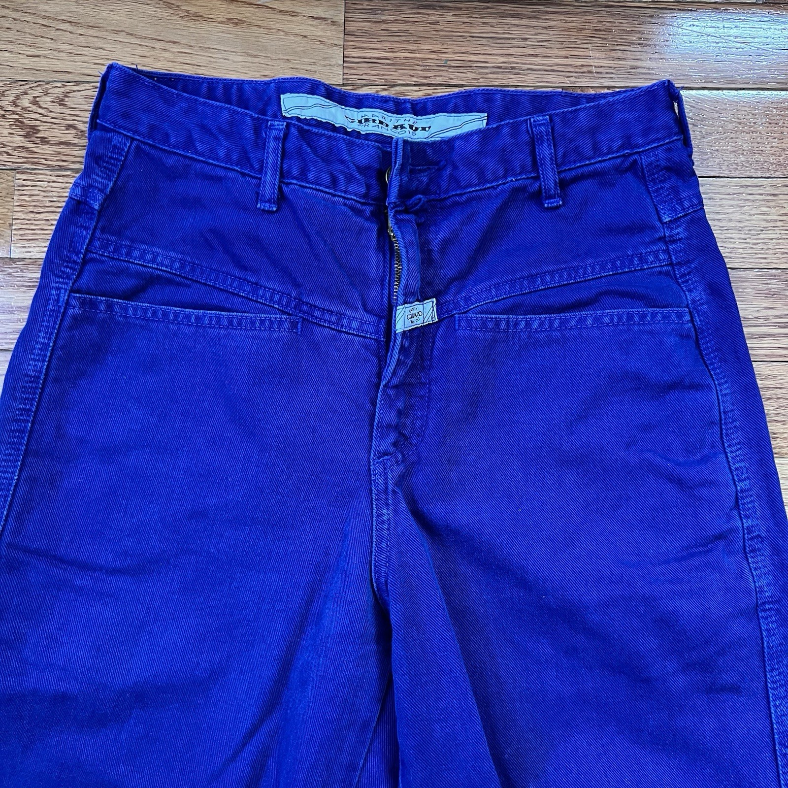 VTG Rare 90s Women’s Marithe Francois Girbaud Jeans Size 7/8 Purple/blue