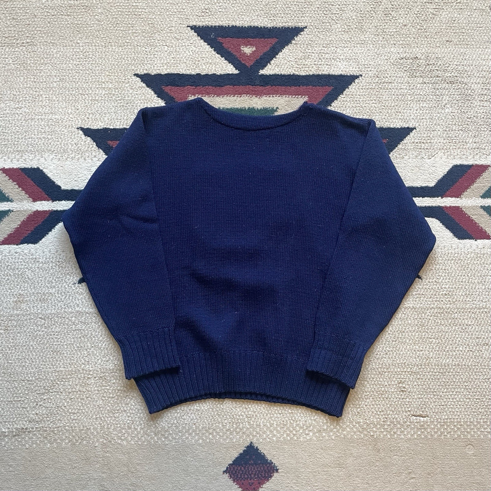 Late 1950s 100% Wool Cheer Leader Letterman „WM” Patch Sweater Womens M