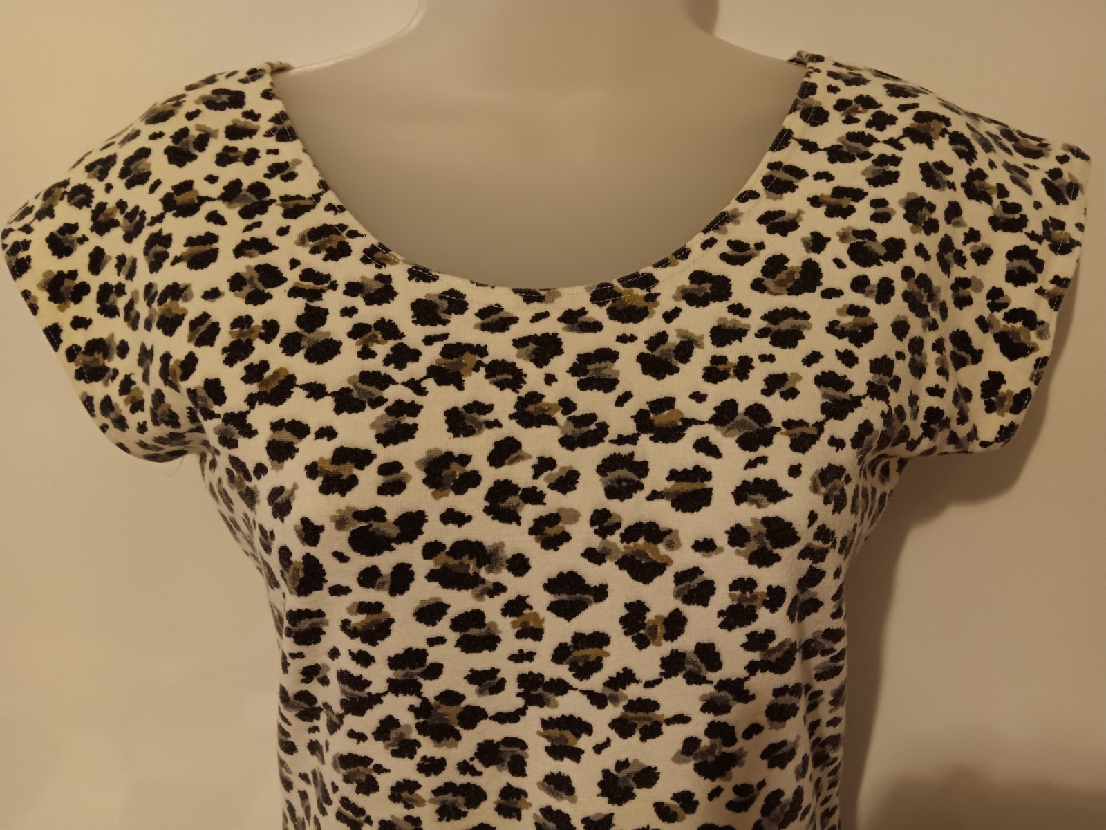 Vintage 80s Dress Bodycon Medium Cheetah Compagnie Internationale Limited…