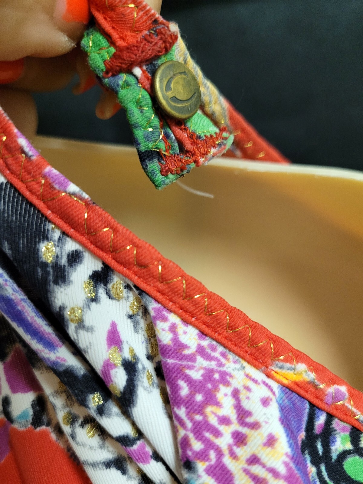 Just Cavalli Multicoloured Summer Dress Size 40
