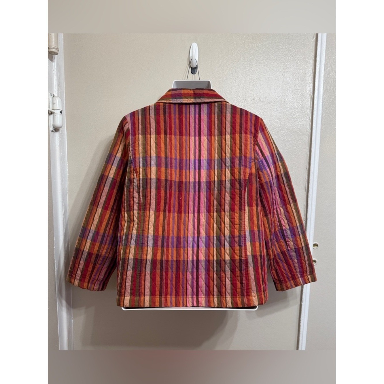 Vintage Company Collection – Lightly Quilted Chore Jacket – Plaid – Women -Sz MP