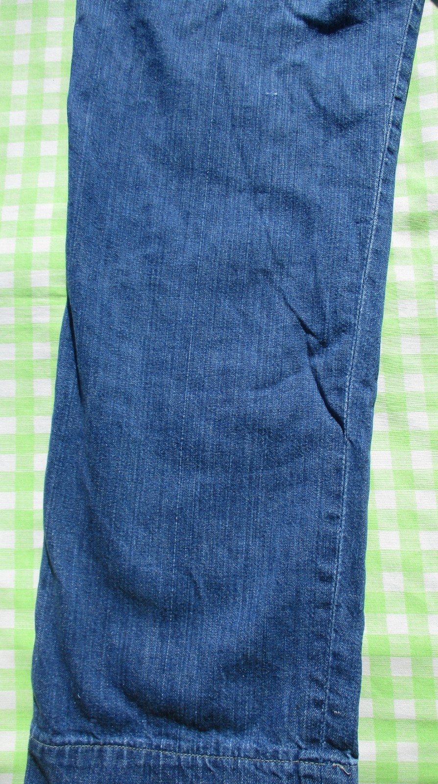 VTG 60s Lee Frontier Lady Pearl Snap Side Zip Denim Jeans 24 1/2 X 29 5/8