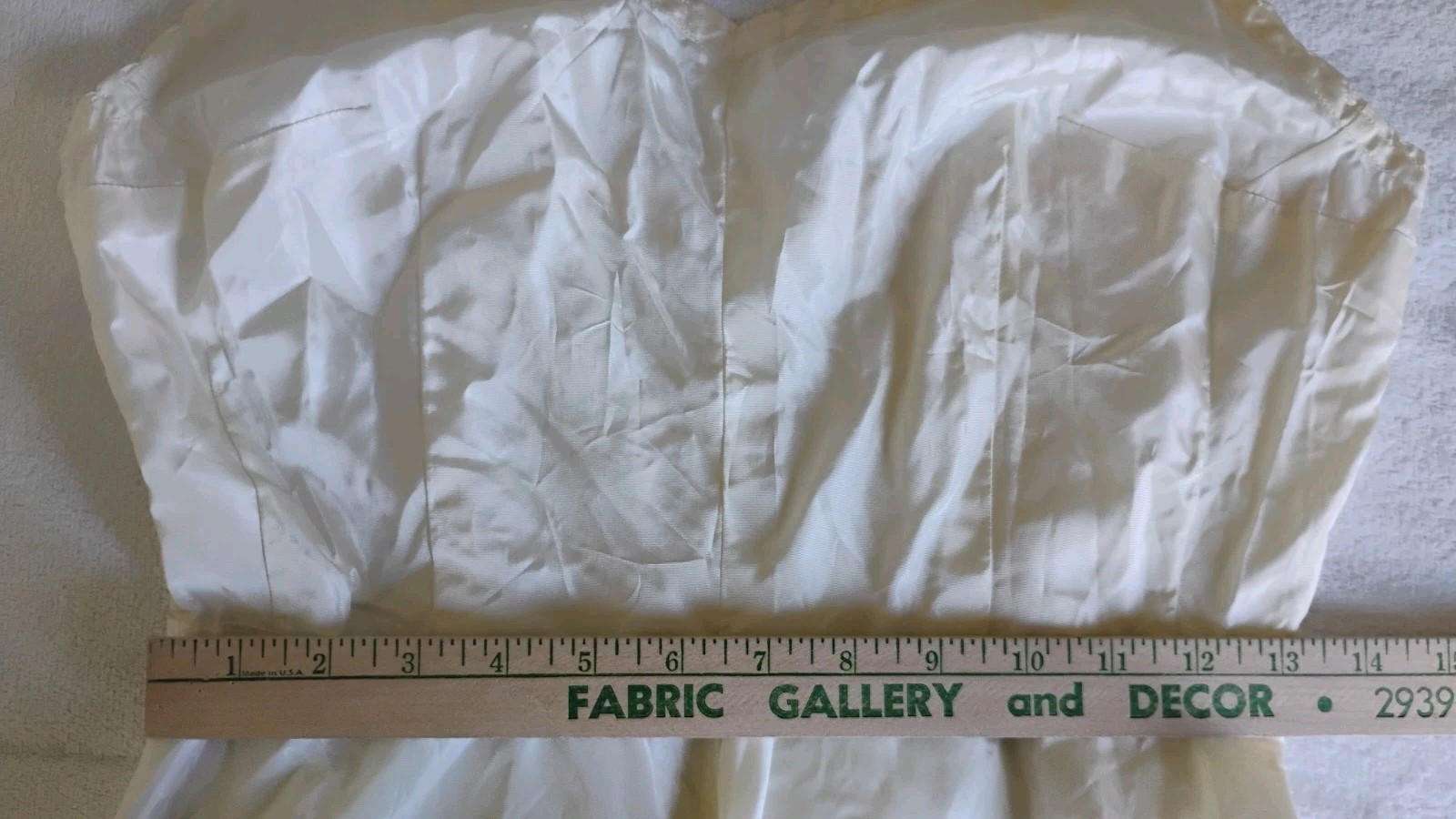 Vtg Lace Wedding Gown Dress Cream Ren Fair Cottage Tea Length 60’s Handmade S
