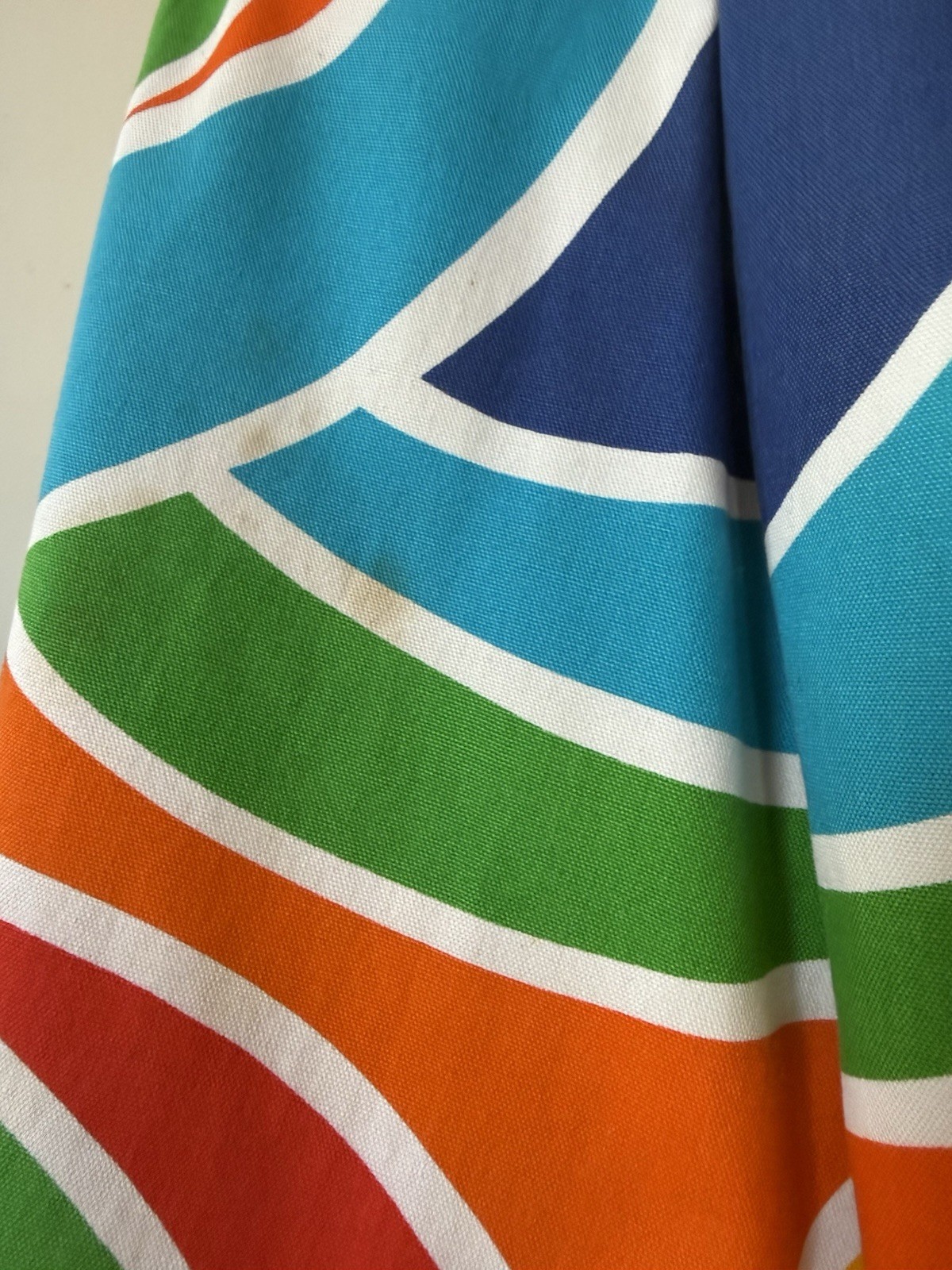 60s Mod Psychedelic Pop Art Print A-Line Swing Coat/ Statement Jacket/Mini Dress