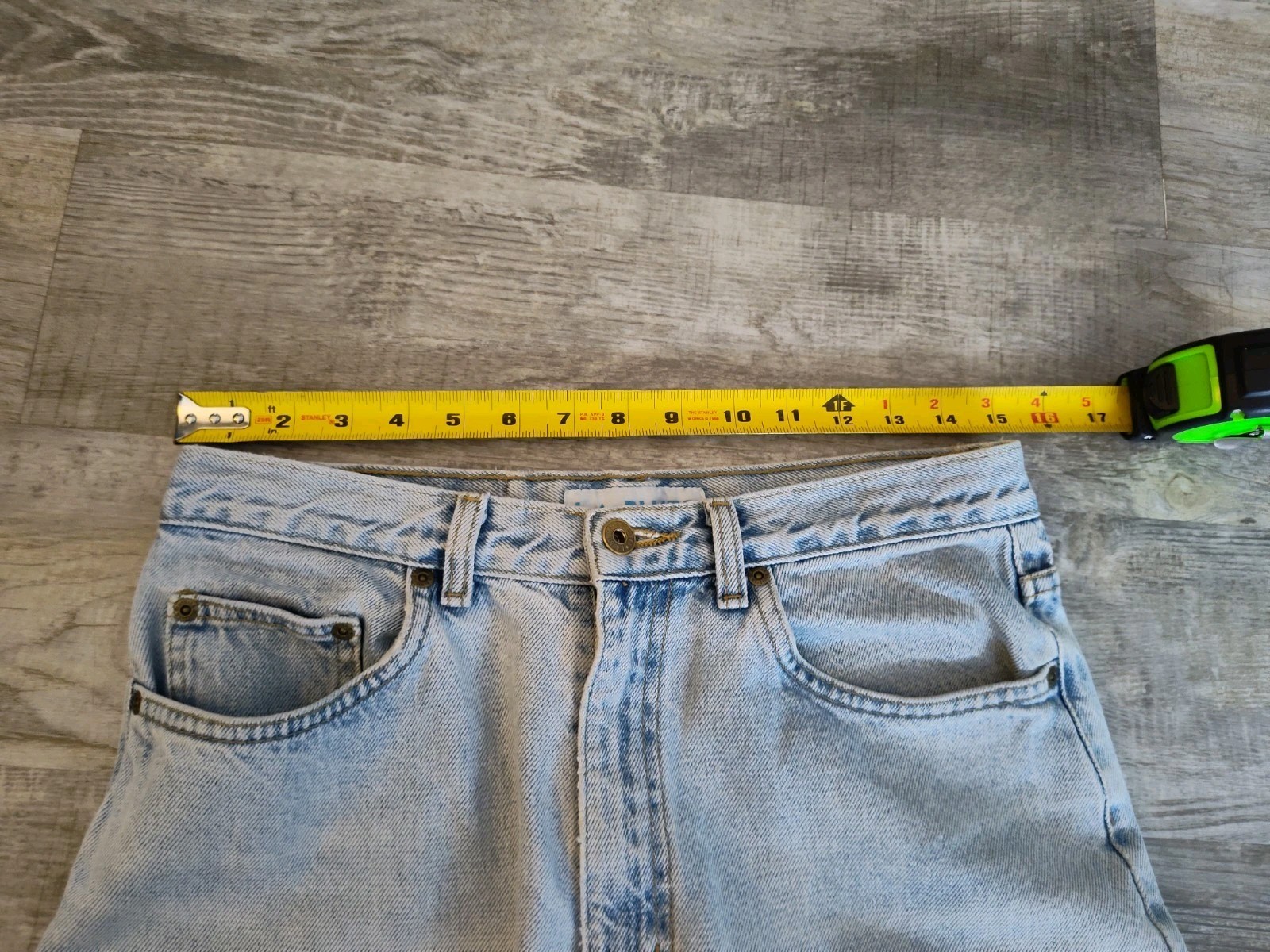 LA Blues Vintage Denim Jeans Womens Size 12L MOM High Waist Slim Fit Light Wash