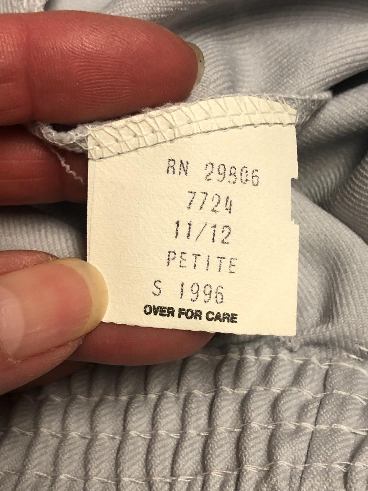 Vintage 70s Cantada Gray Polyester Pants Size 25″-28″ Waist x 28″ Inseam