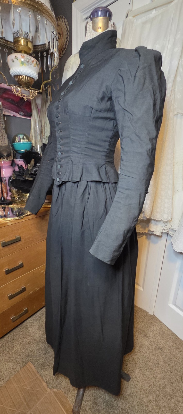 2pc. Black Victorian Riding Habit/Suit READ!