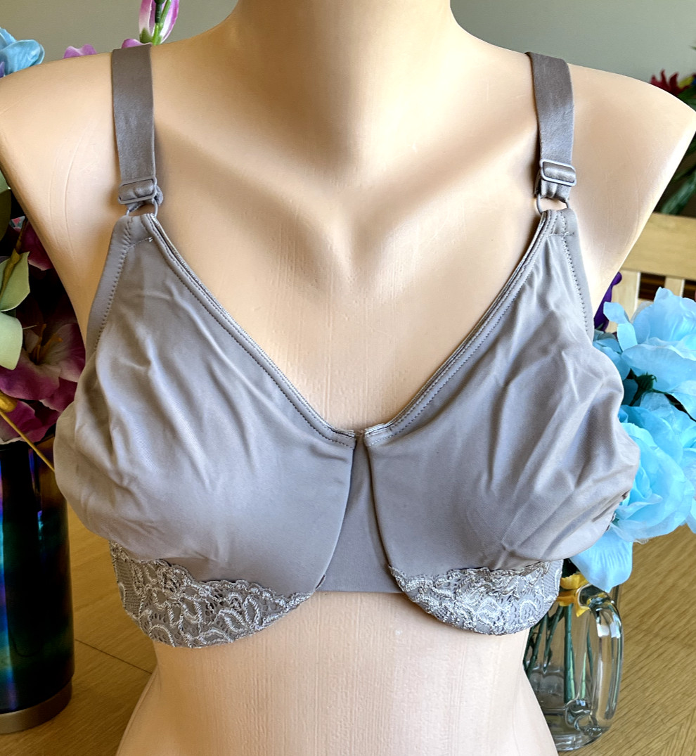 WARNER’s 42D Latte Luxury Lift Lace Trim Molded Cup Underwire Bra #5001R