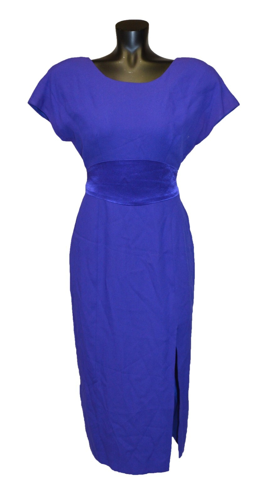 Donna Ricco Vintage 80s Purple Prom Party Formal Dress size 8P