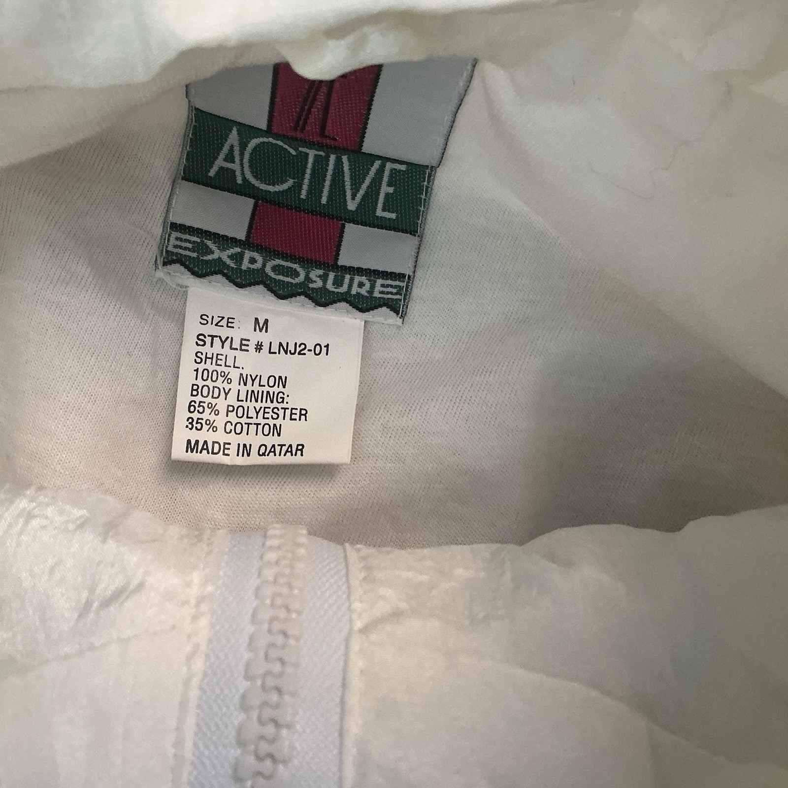 Vintage 90s Active Exposure Windbreaker Track Suit Checkerboard White Black Set