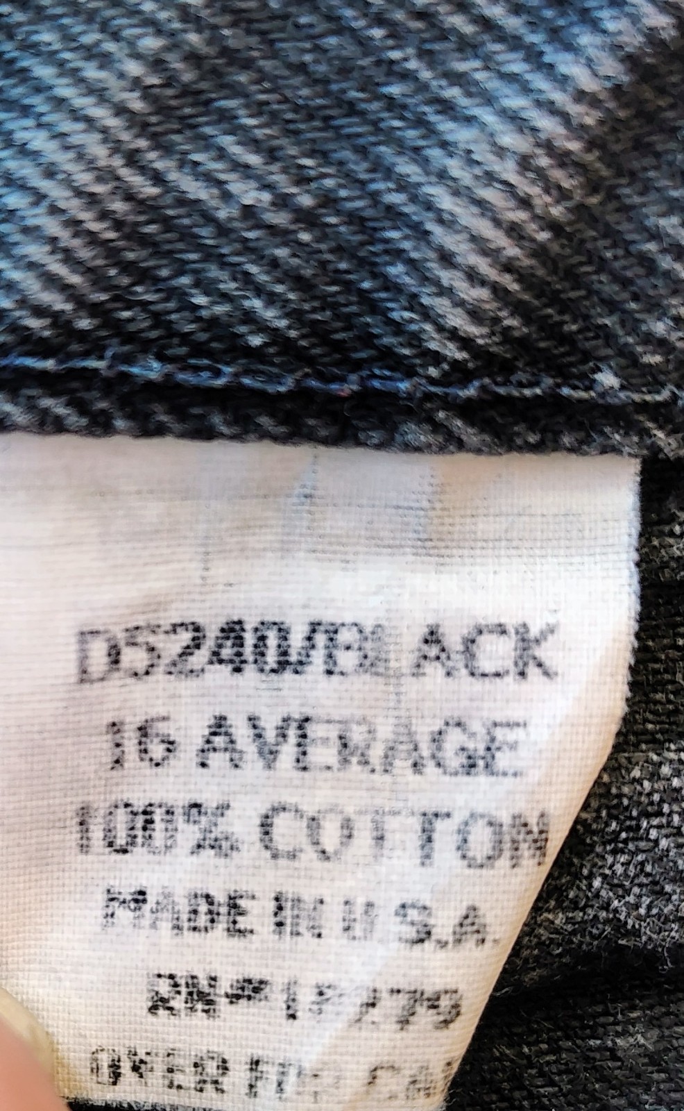 Vintage 1980s Acid Wash Jeans Dillards Drygoods Size 16 Tall Black