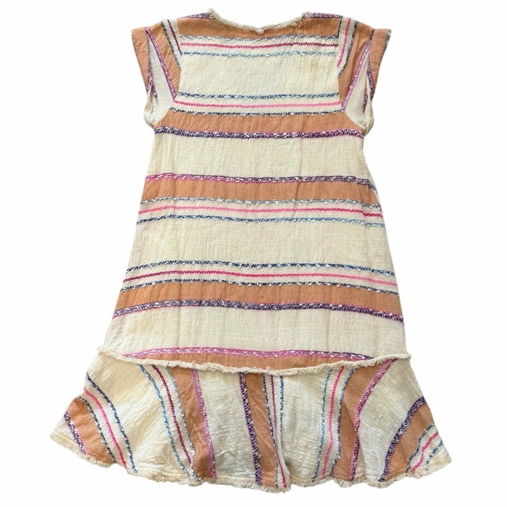 Anthropologie Holding Horses Elira Striped Dress Gauze Boho Mini Dress Size XS