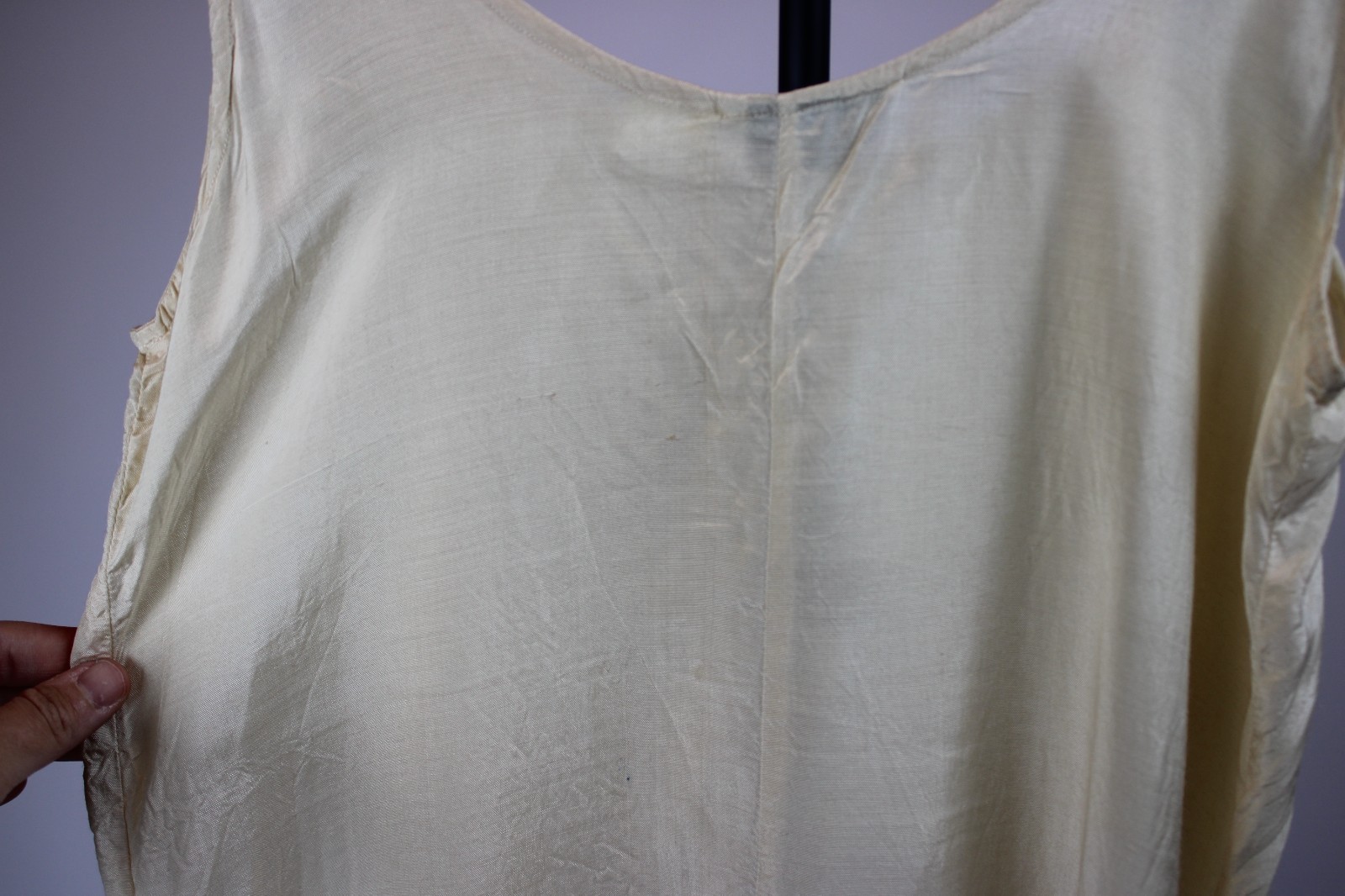 Vintage Gail Garner for All That Glitters Dress Small 2 100% Rayon 45.5” Sheer