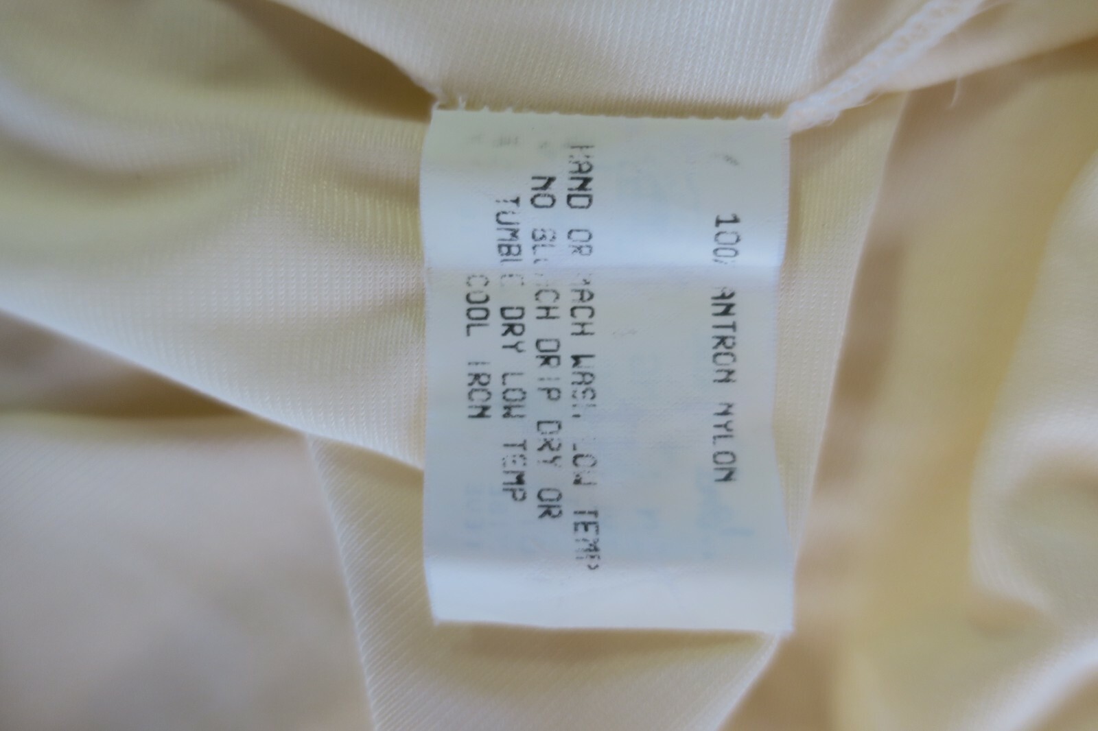 VTG 70s USA WONDER MAID Sz M Nude Hi Waisted Antron Nylon Slip Pants Lace Trim