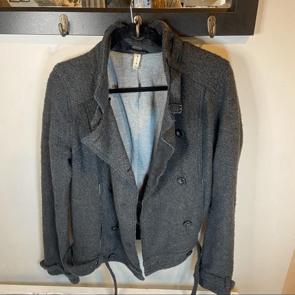 We The Free grey bomber jacket size large