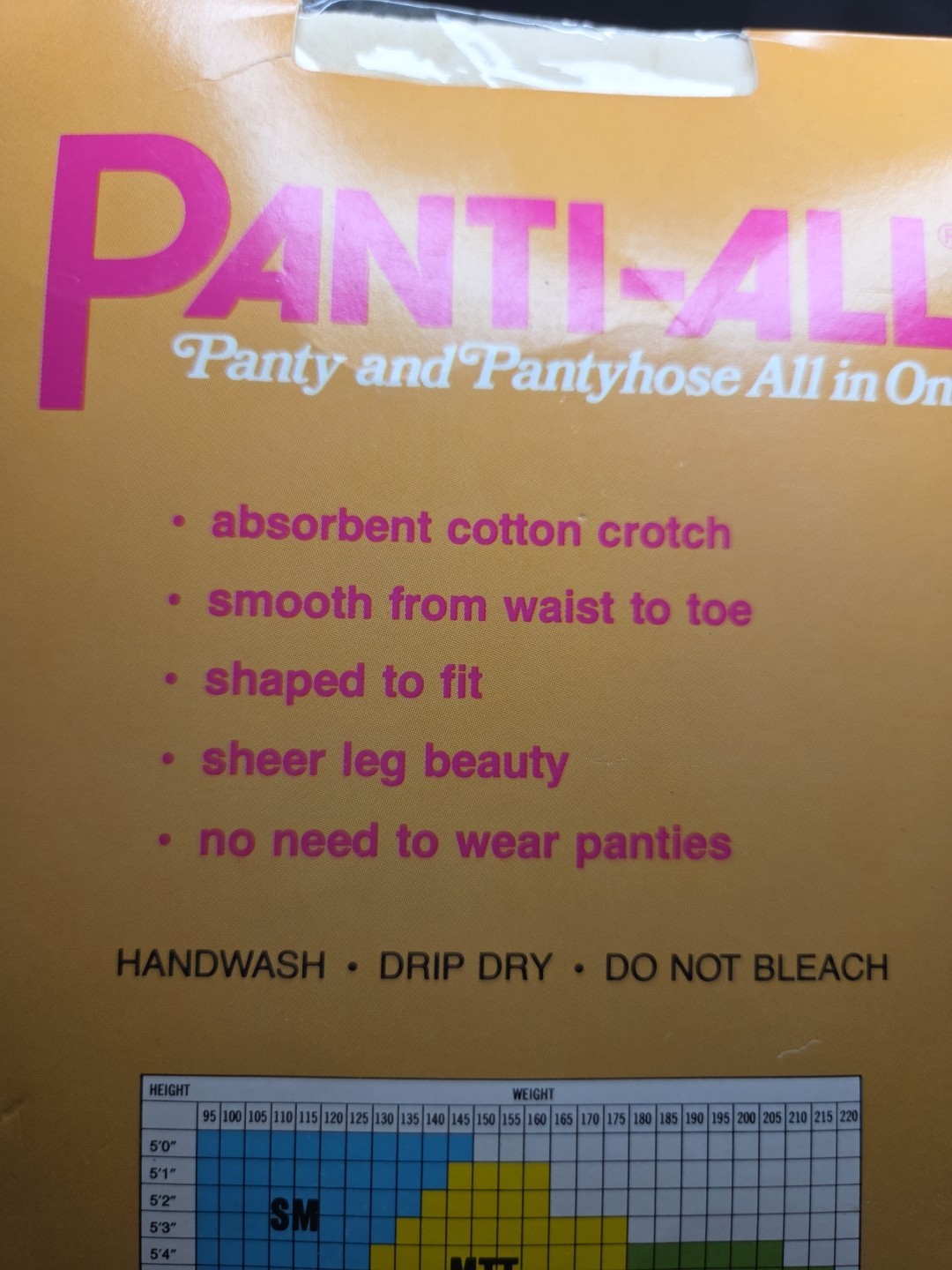 Kmart Pantyhose: 2 Seamless & 1 Panti-all Med Tall/Tall Vintage 1960s