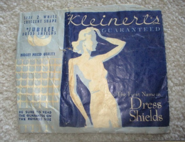 Vintage Kleinert’s Dress Shields Size 2 White Reg Shape Jubilee Soft Lingerie