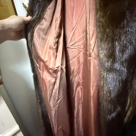 Vintage Brown Mink Fur Coat EU 40 (US M)