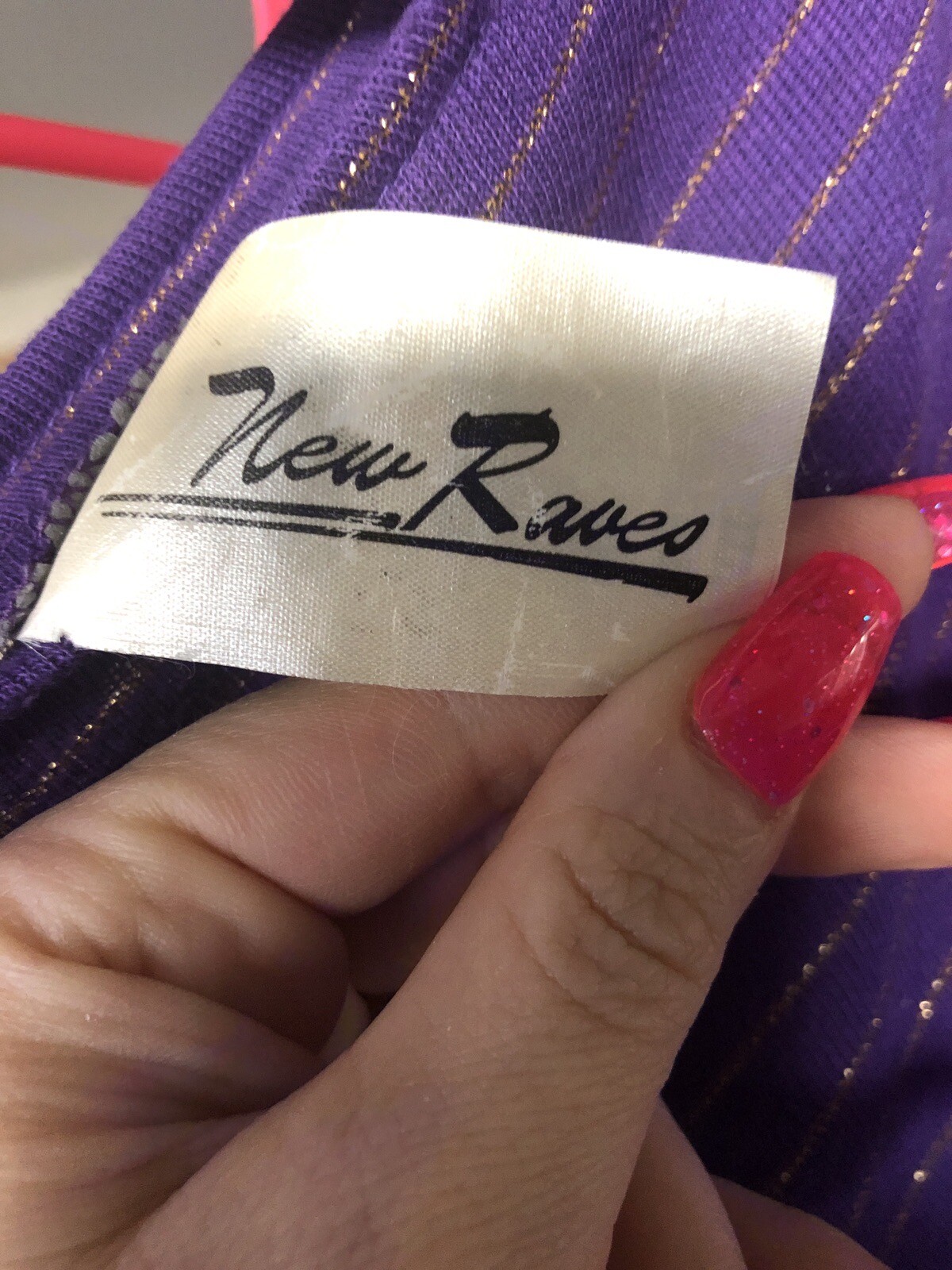 70’s Vintage New Raves | flowy purple gold metallic cinch swing dress {11}