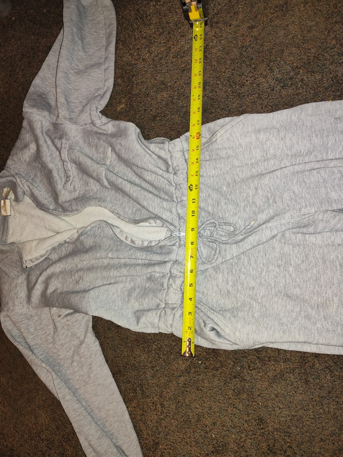 Vintage Elle Macpherson jumpsuit one peice gray sweat outfit romper athleisure S