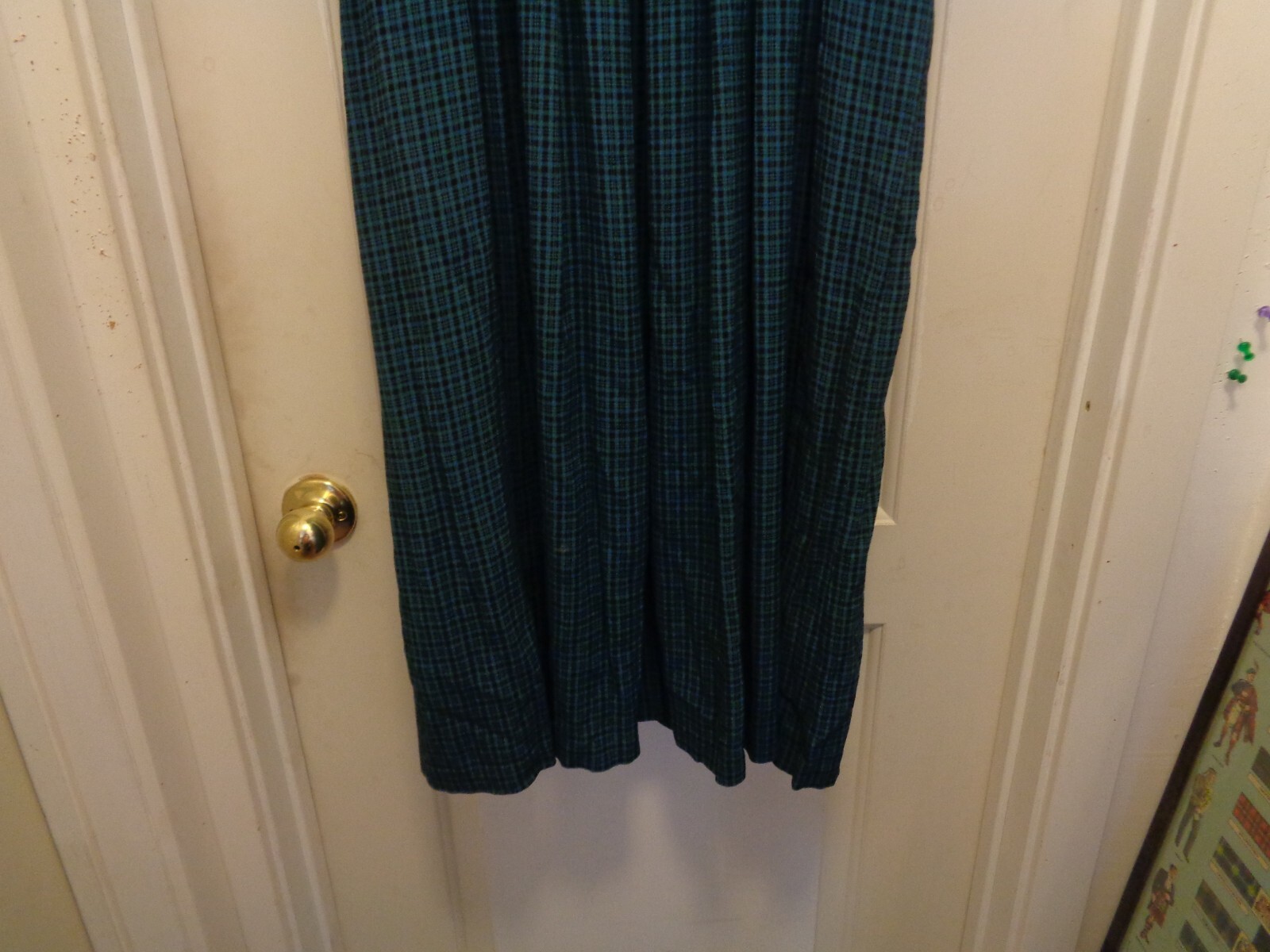 VINTAGE SCHOOLGIRL KAWAII 90S MAXI PLAID JUMPER DRESS 10
