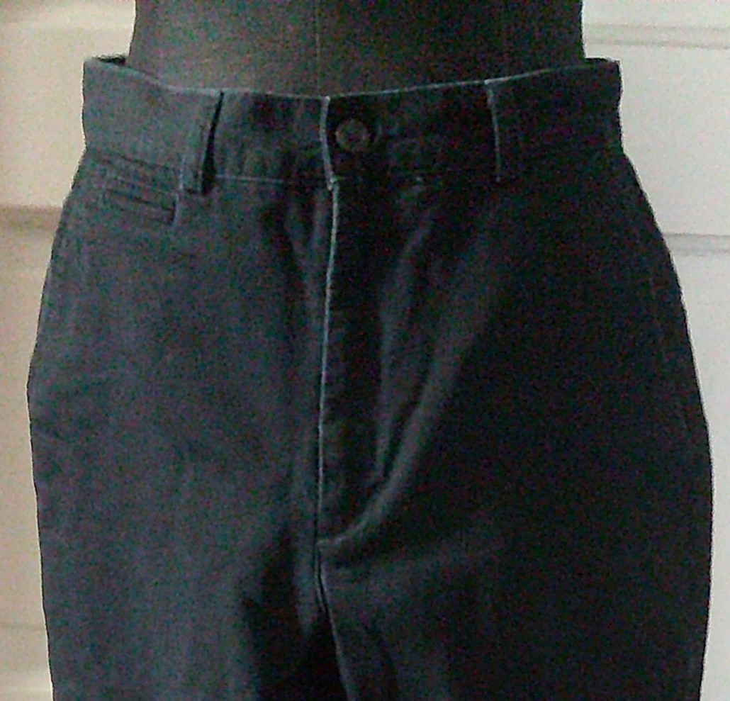 90’s DOCKERS’ Black Flat Front Khaki Pants Slacks 6P