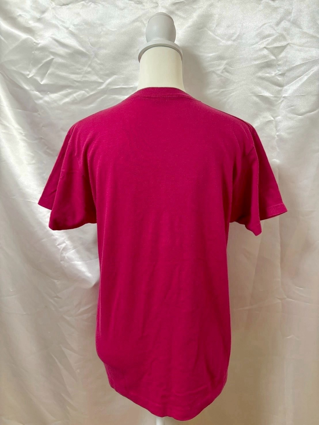 Vintage 1980s Teddy Bear Graphic T shirt Pink Made in USA SizeL Kawaii