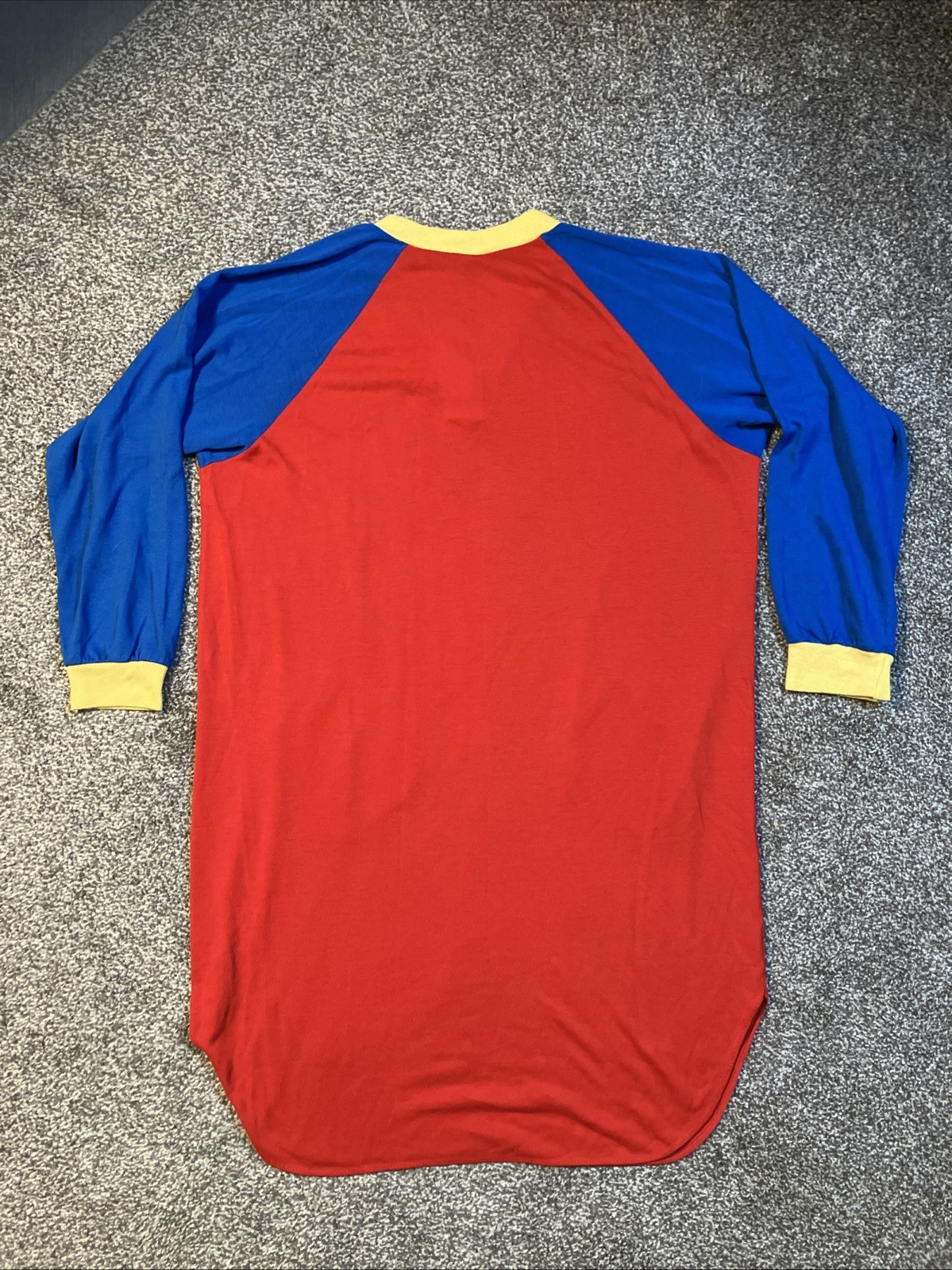 VTG 80’s Jennifer Dale Color Blocked Shirt Rainbow Bright Nighty Punky Brewster
