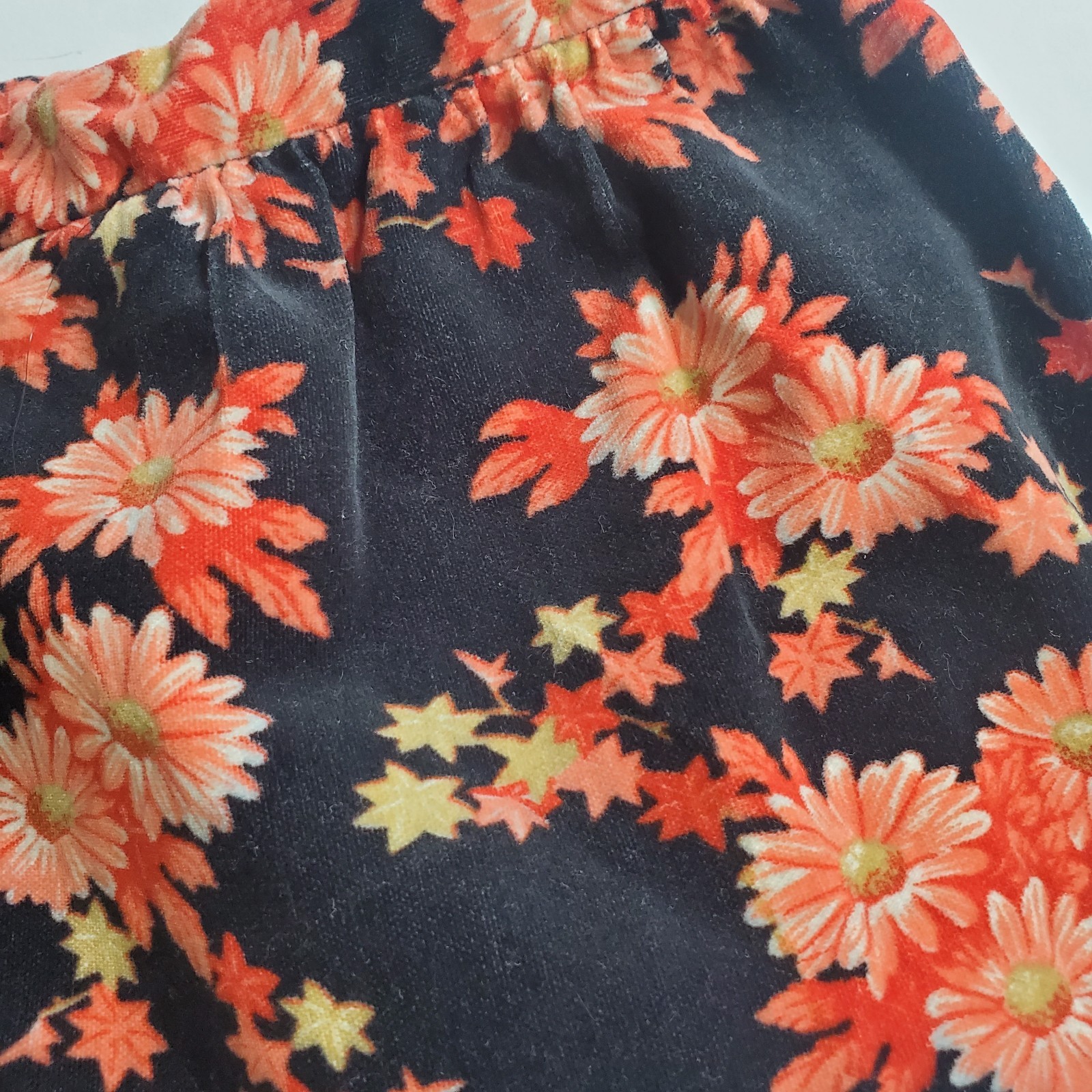 Vintage 1970s Velvet Maxi Skirt by Nelly de Grab w Belt Lined Size 10 *Rare* S