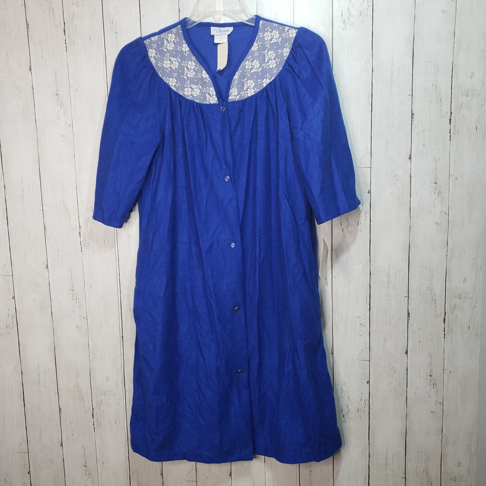 Vintage NWT Deadstock It’s A Charm Robe Housecoat Size Medium Cottagecore USA