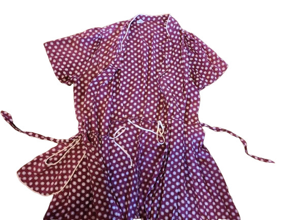 1940s Cold Rayon House Dress