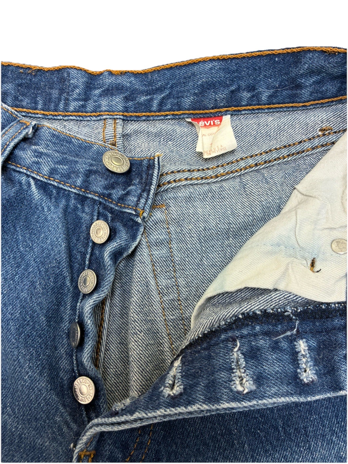 Vintage 1990 Levi’s 550 Women’s Size 7L Made in USA High Rise Tapered Leg 27×32