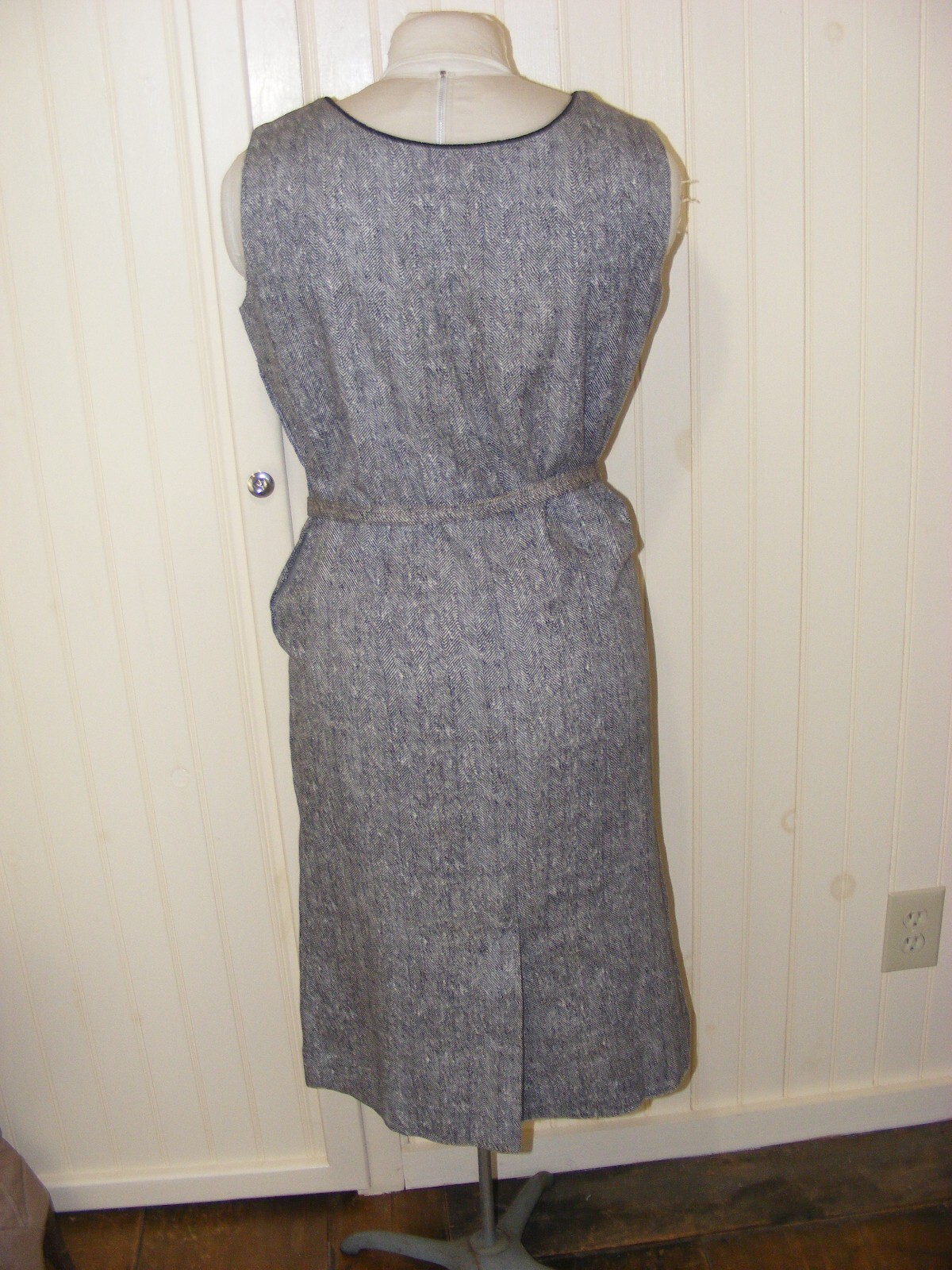 50S PENCIL DRESS & JACKET GLORIA SWANSON FOREVER YOUNG DRESS BLACK WHITE PATTERN