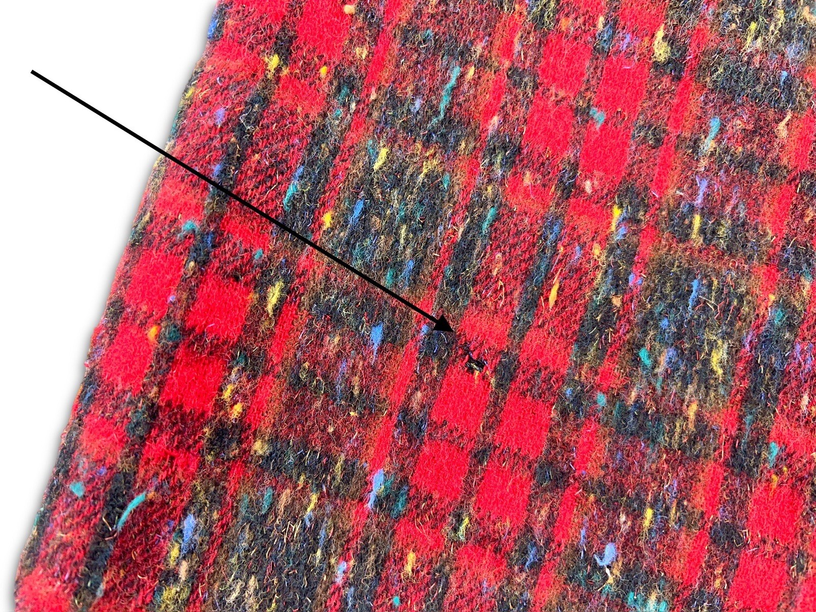 Vintage Century Boston Skirt Womens Tweed Wool Blend A Line Midi Ladies 24”