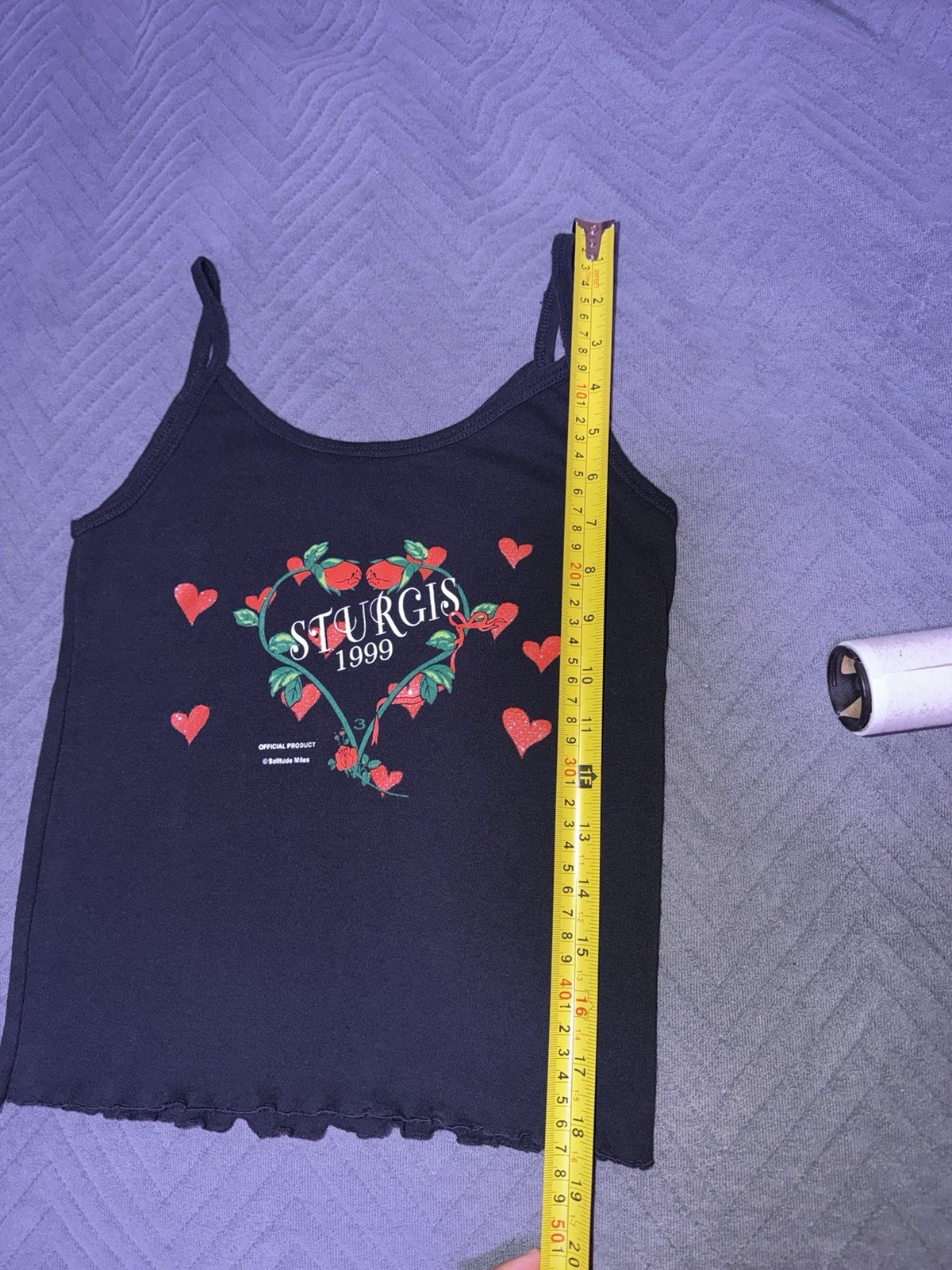Vintage 1999 Sturgis Rally Double Sided Tank Top Women’s L Fits S Made in USA