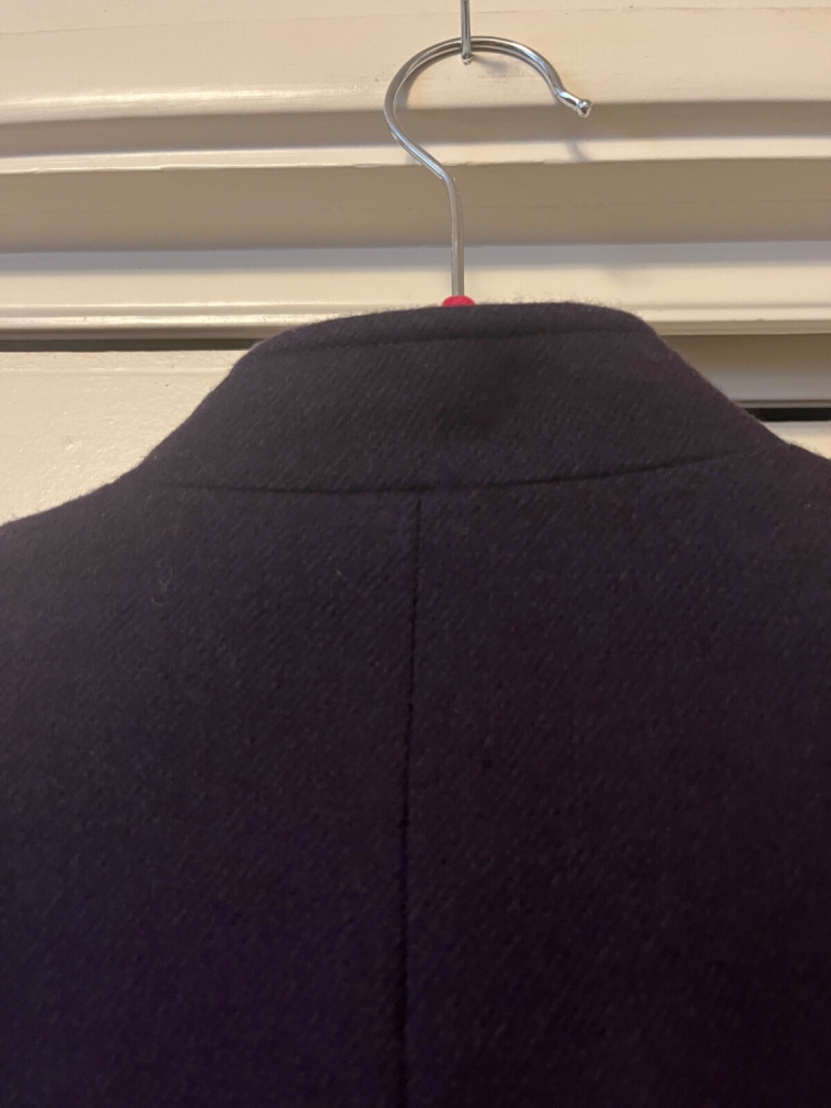Clifford Wills Vintage NWOT Purple Wool Round Neck Blazer Jacket Sz 8 USA made