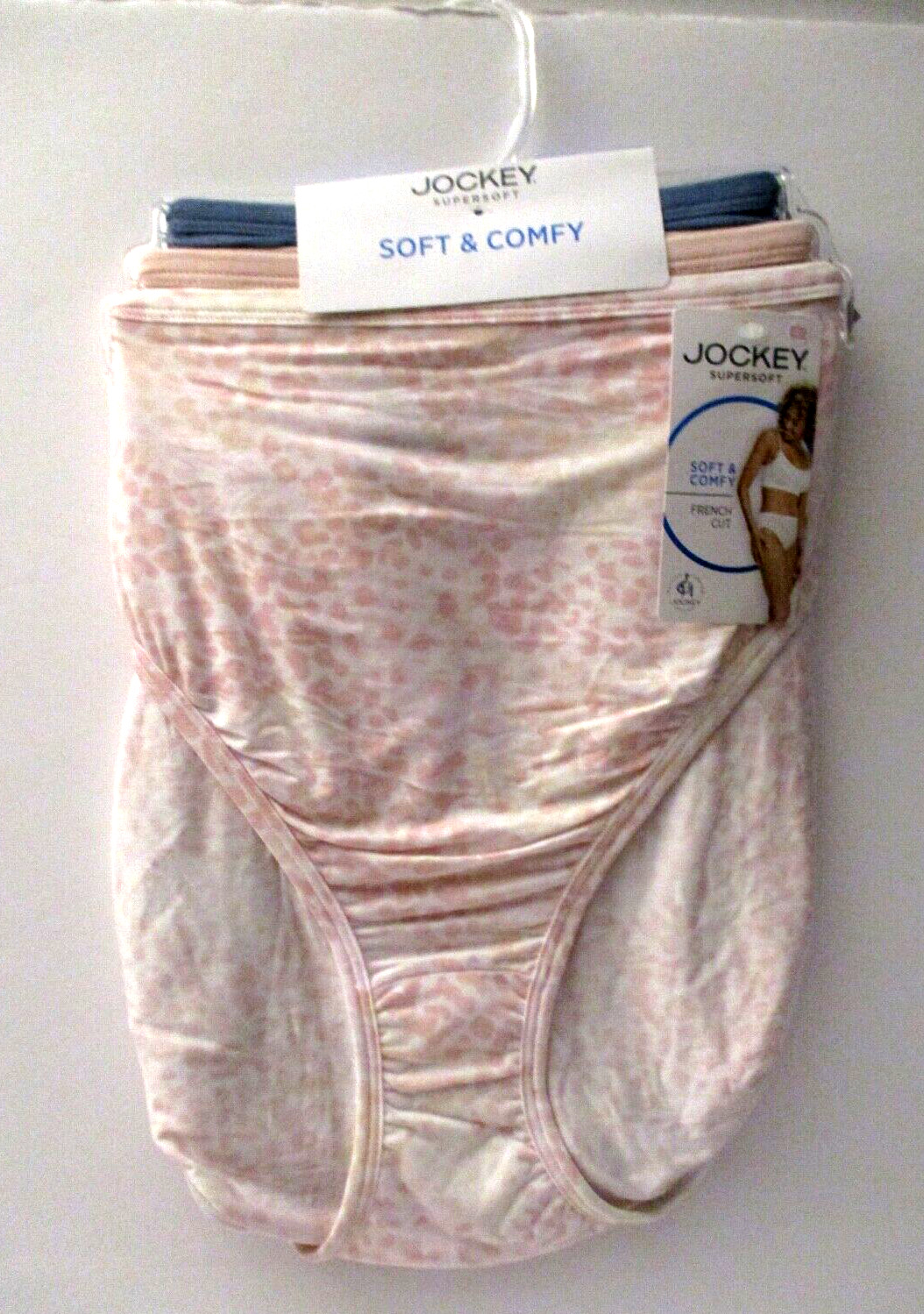 Jockey womens French Cut panties supersoft stretch 3 pair plus size 10/3XL