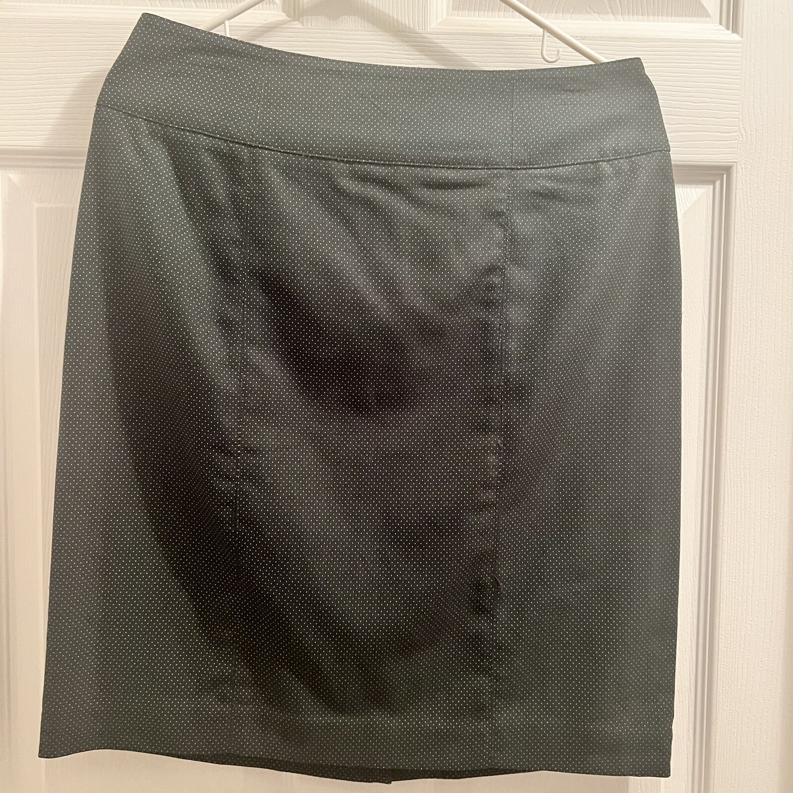 worthhington skirt green whit dot RN#93677