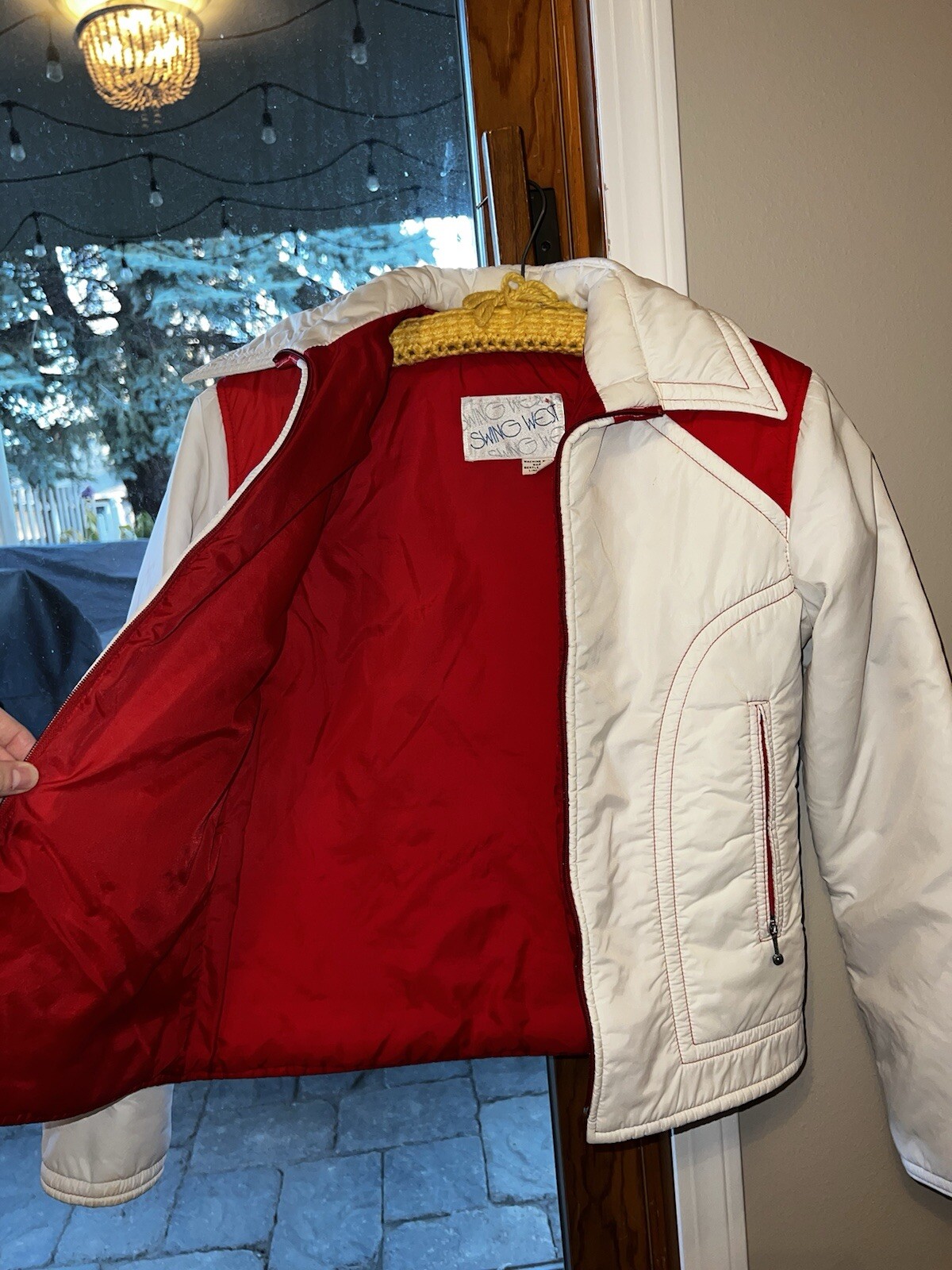 Vintage 70s Swing West Ski Jacket – WHITE AND RED