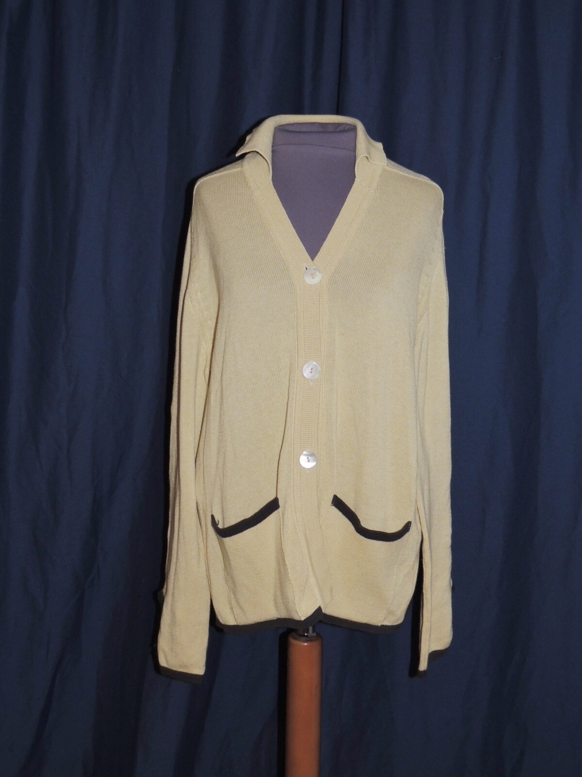 Vintage Joseph Tricot Cotton / Cashmere Knit Sweater – Scotland LG