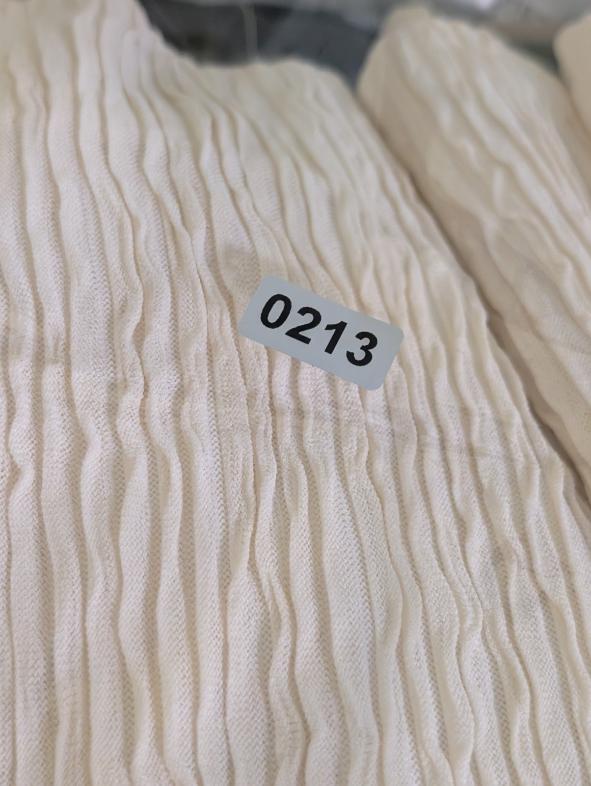 Vintage Long Sleeve Cream Dress 12P Made in USA Cream Crepe Lace Chiffon Wedding