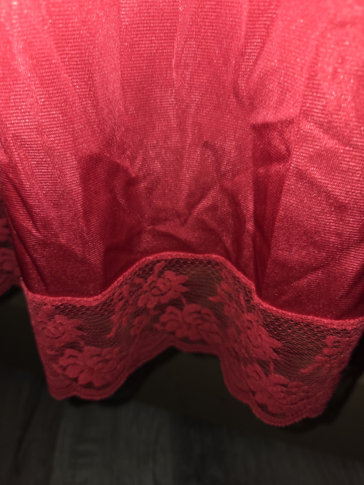 vintage maidenform chantilly slip Size Large