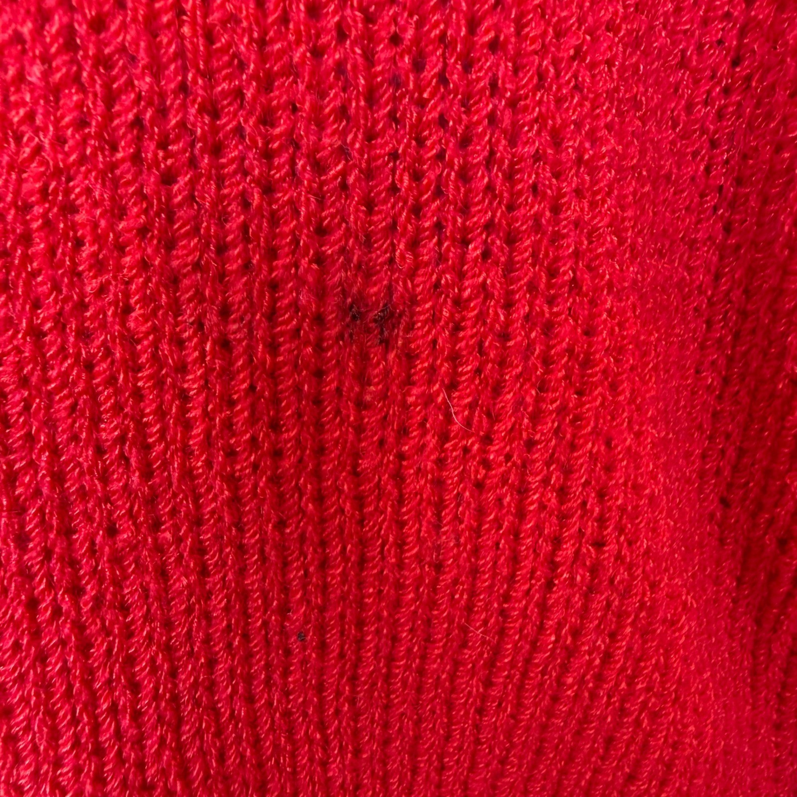 Vintage Christine Red Bow Sweater Angora Pearl Embellished Holiday Christmas M
