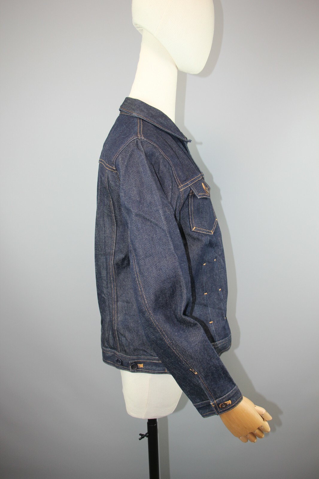 Bulle de Savon womens Jeans navy blue Japan Denim JACKET Size M